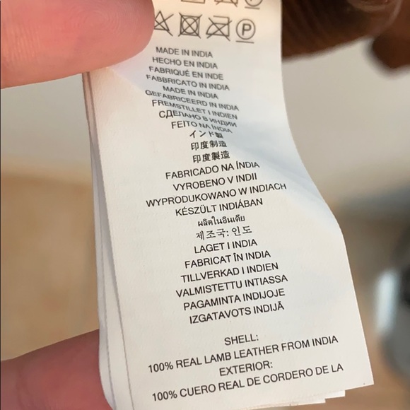 Michael Kors leather flight bomber jacket - Picture 4 of 4